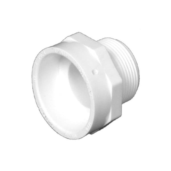 Charlotte Pipe And Foundry 3 DWV MPT Adapter PVC 00109 1400HA - main